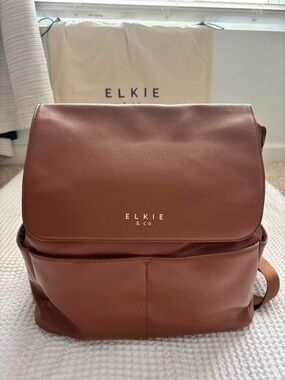 Elkie & Co Vegan Leather Diaper Bag Milan